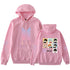 Bangtan Boys Cartoon Hoodie Gradient Love Yourself Logo Hoodies